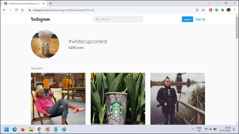 Starbucks #whitecupcontest hashtag!