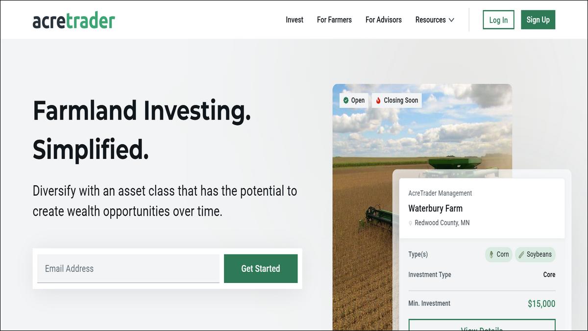 AcreTrader Farmland Investing Simplified