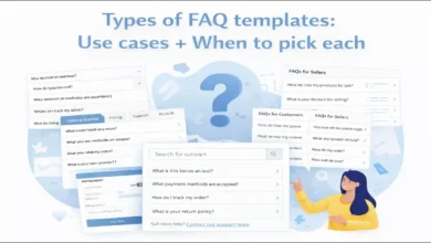 Types of FAQ Templates: Use Cases, Examples & When to Choose Each (2026 Guide)