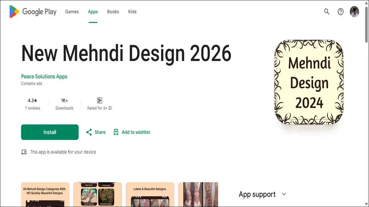 New Mehndi Design 2026 by PSA
