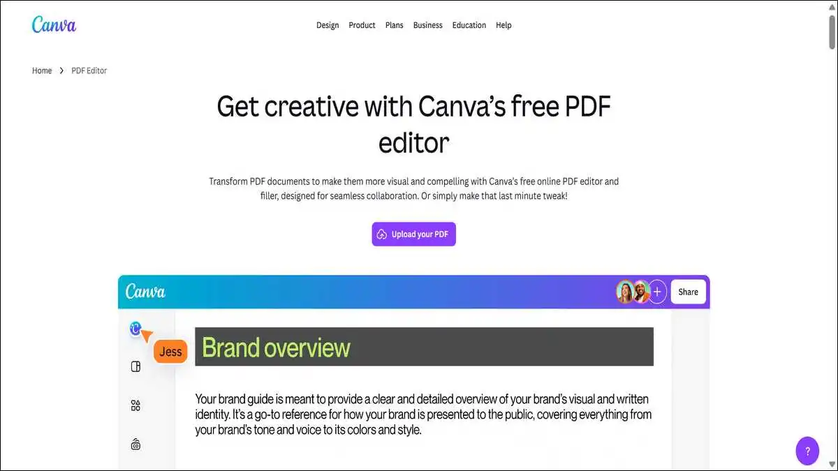 Canva PDF Tools — Best for Design-Led PDFs