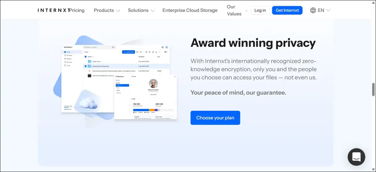 Internxt: Cheapest Encrypted Cloud Storage