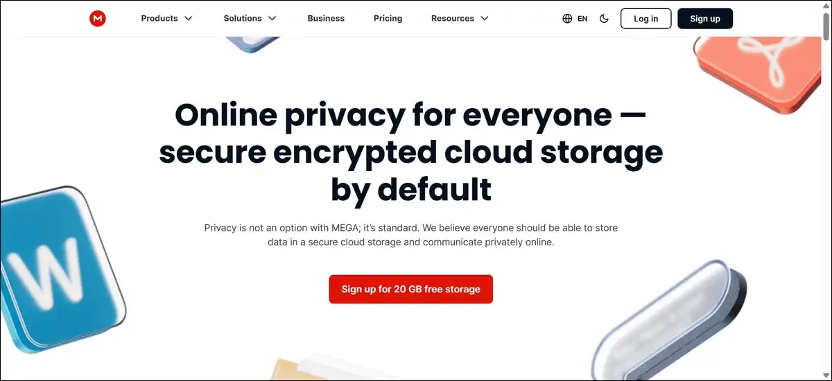 MEGA: Largest Free Encrypted Storage Tier