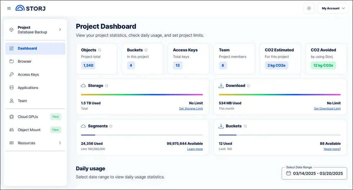 Storj: Decentralized S3-Competitive Storage