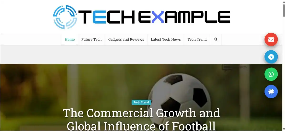 Techexample.org serves as a content hub for technology topics.
